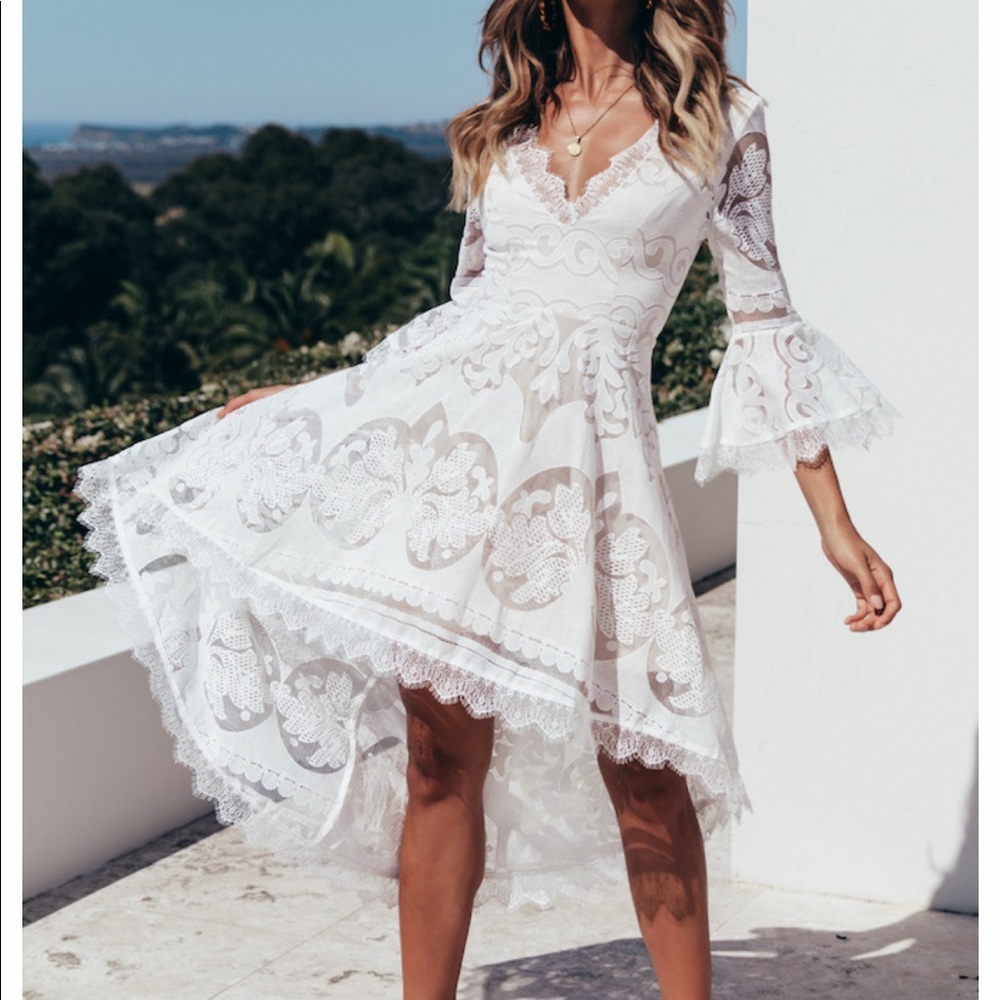 White Lace Dress